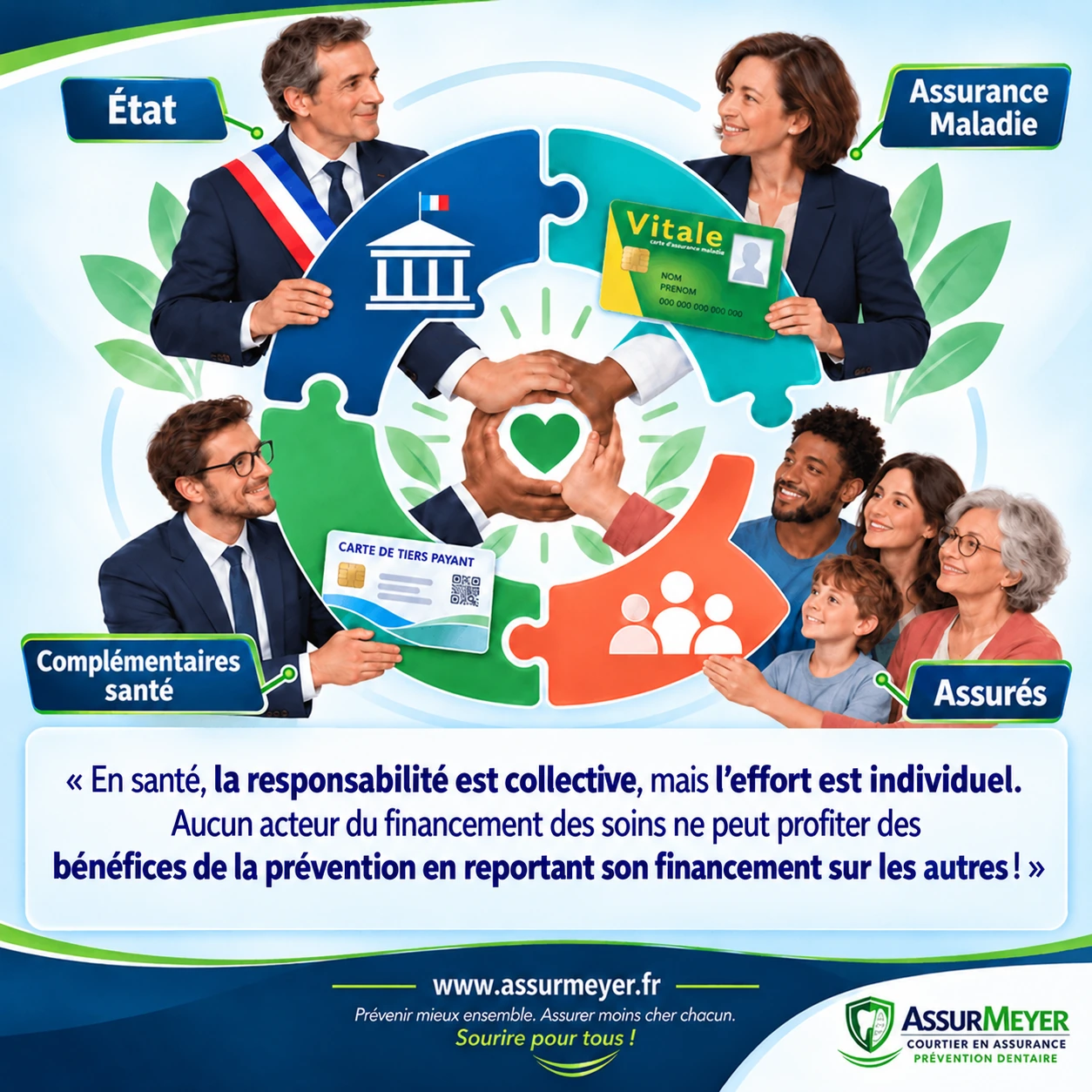 État, Assurance Maladie, complémentaires santé et assurés : contribuer ensemble à la prévention